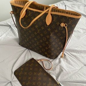 Authentic Louis Vuitton Neverfull MM tote bag